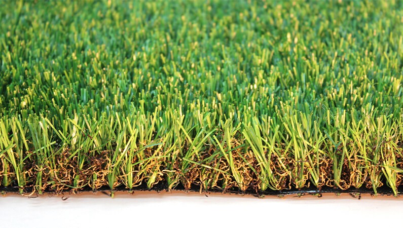 This ultra-realistic image is a larger photograph of Monte Carlo 60 synthetic grass by AGL Grass North.