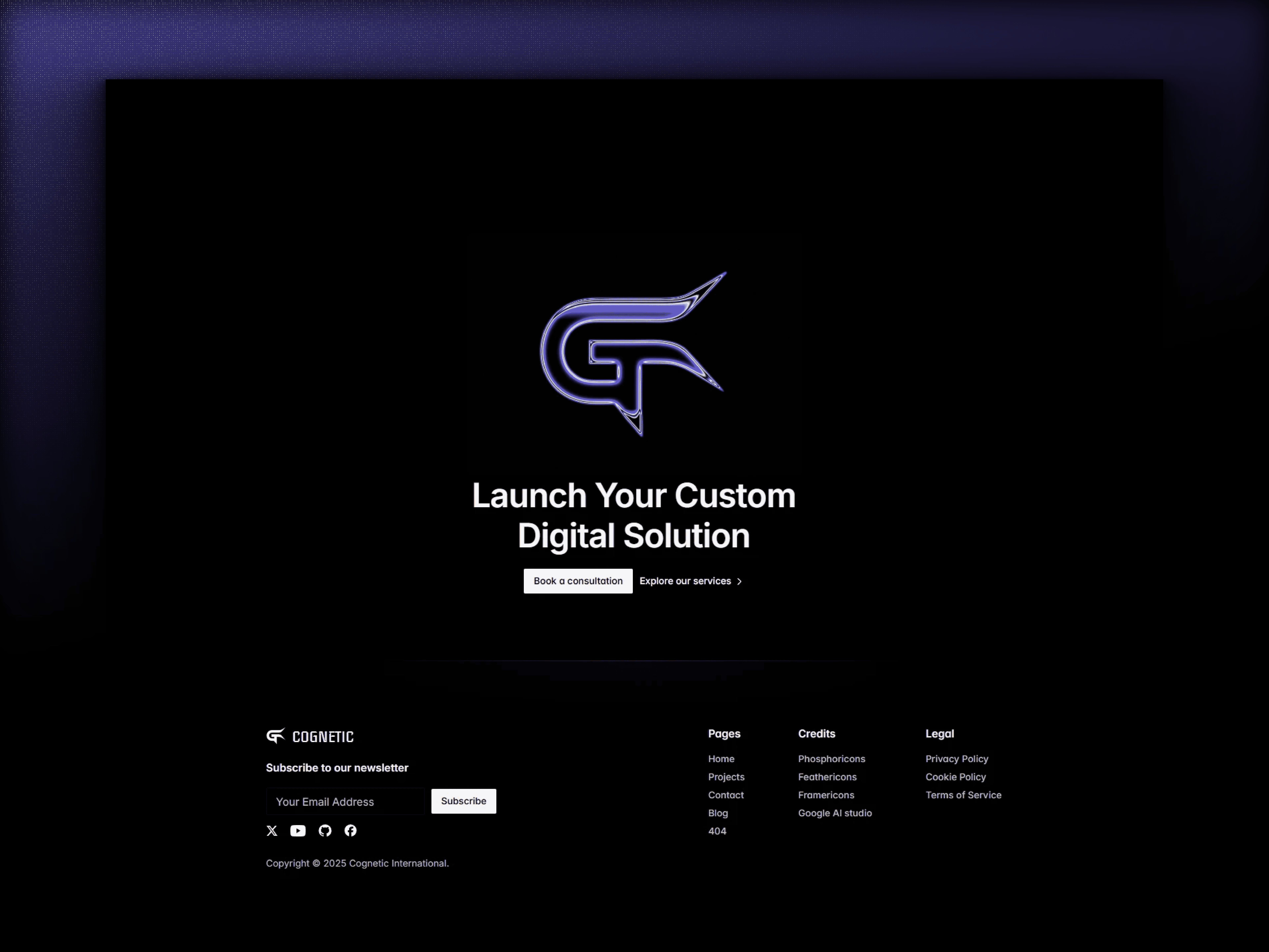 Cognetic Proect Mockup