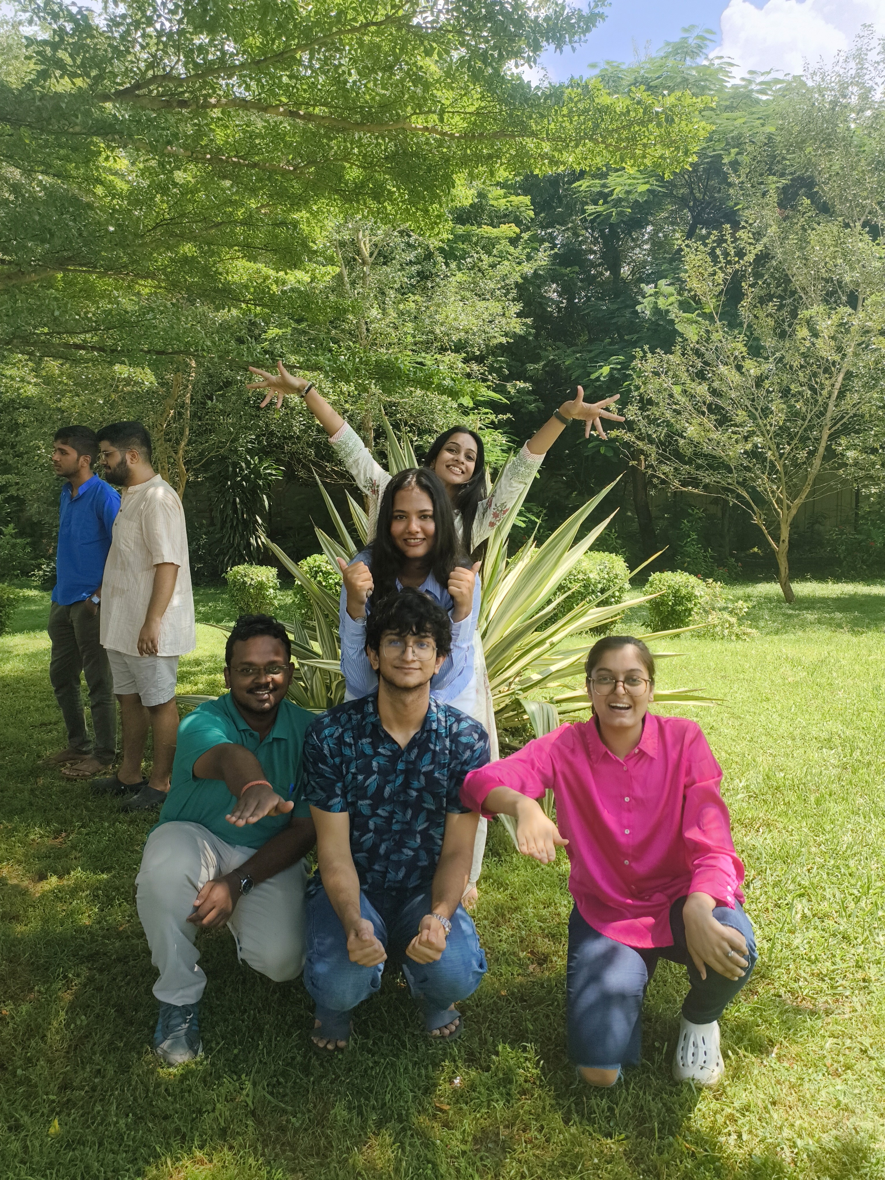 Participants at a JI 101 workshop performing image theatre