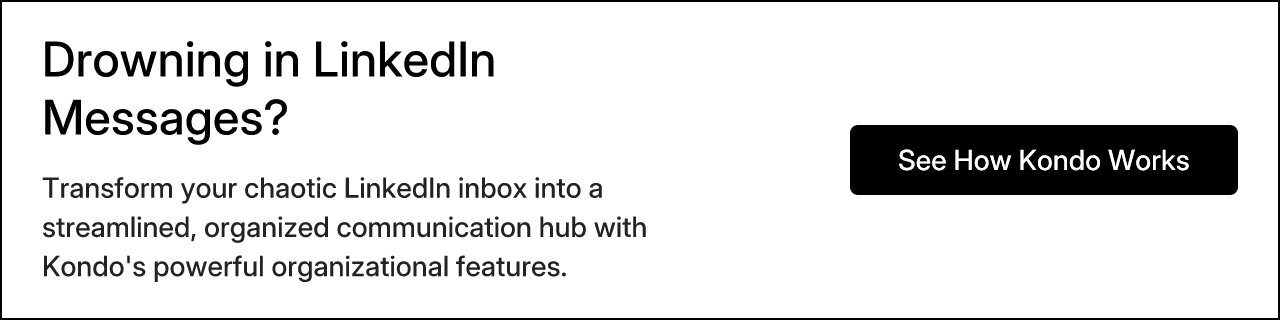 Drowning in LinkedIn Messages?