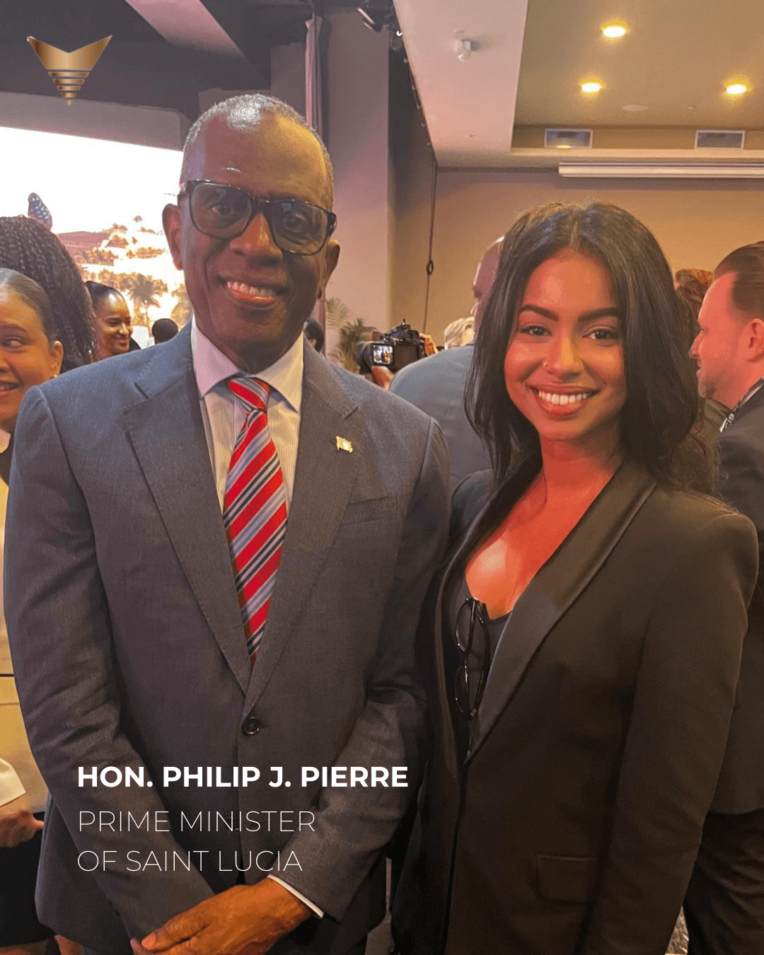 Levell Global with the Prime Minister of Saint Lucia