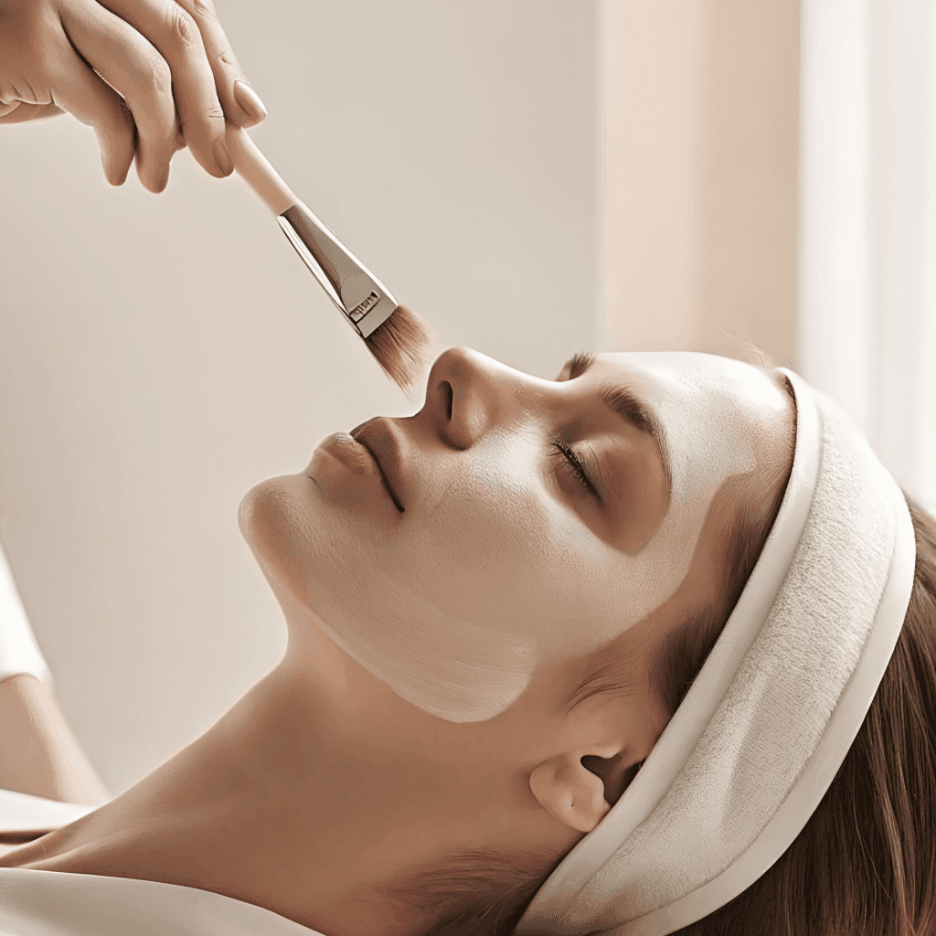 Chemical Peel Being Performed