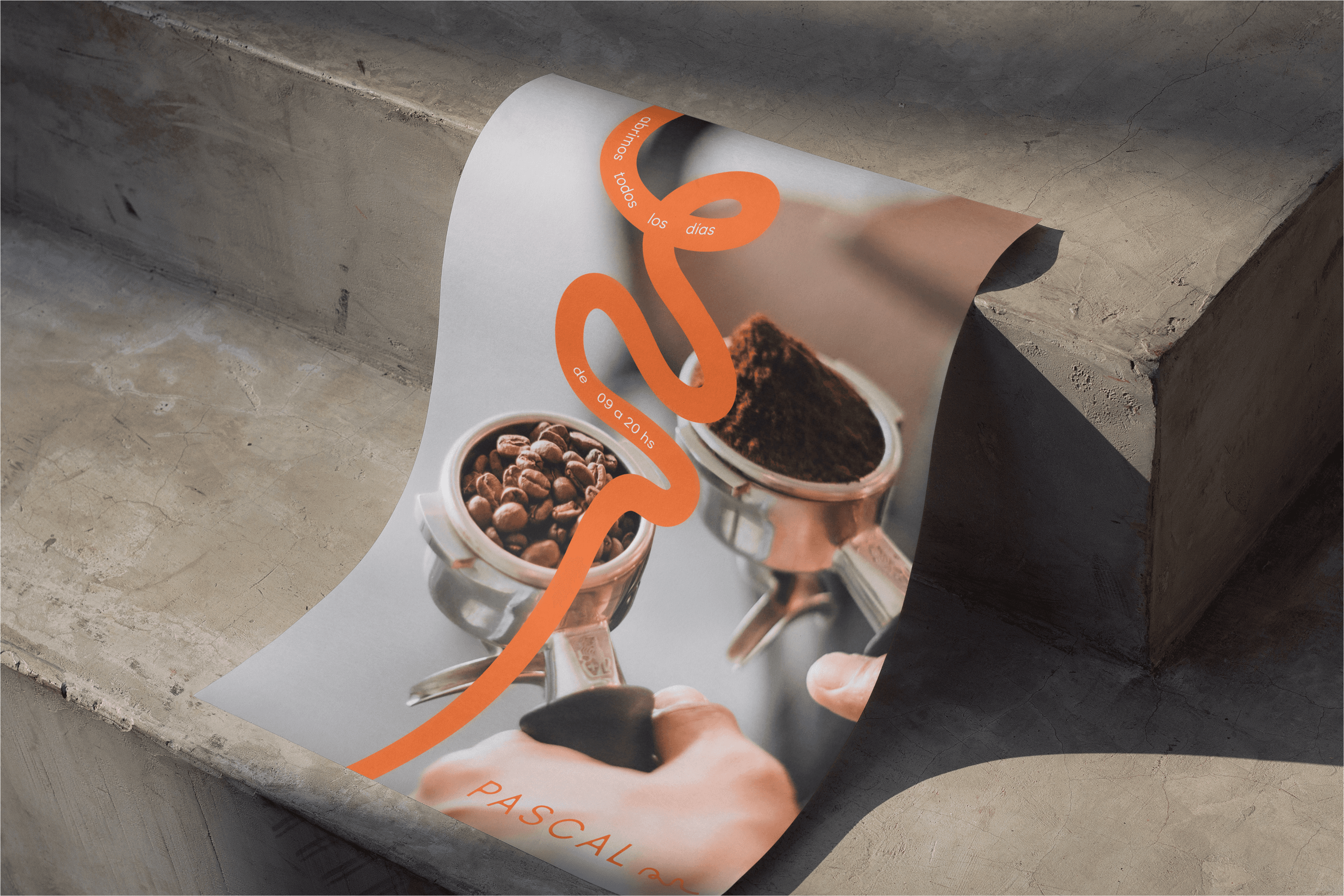 Silhouette of a person reflected on a building window