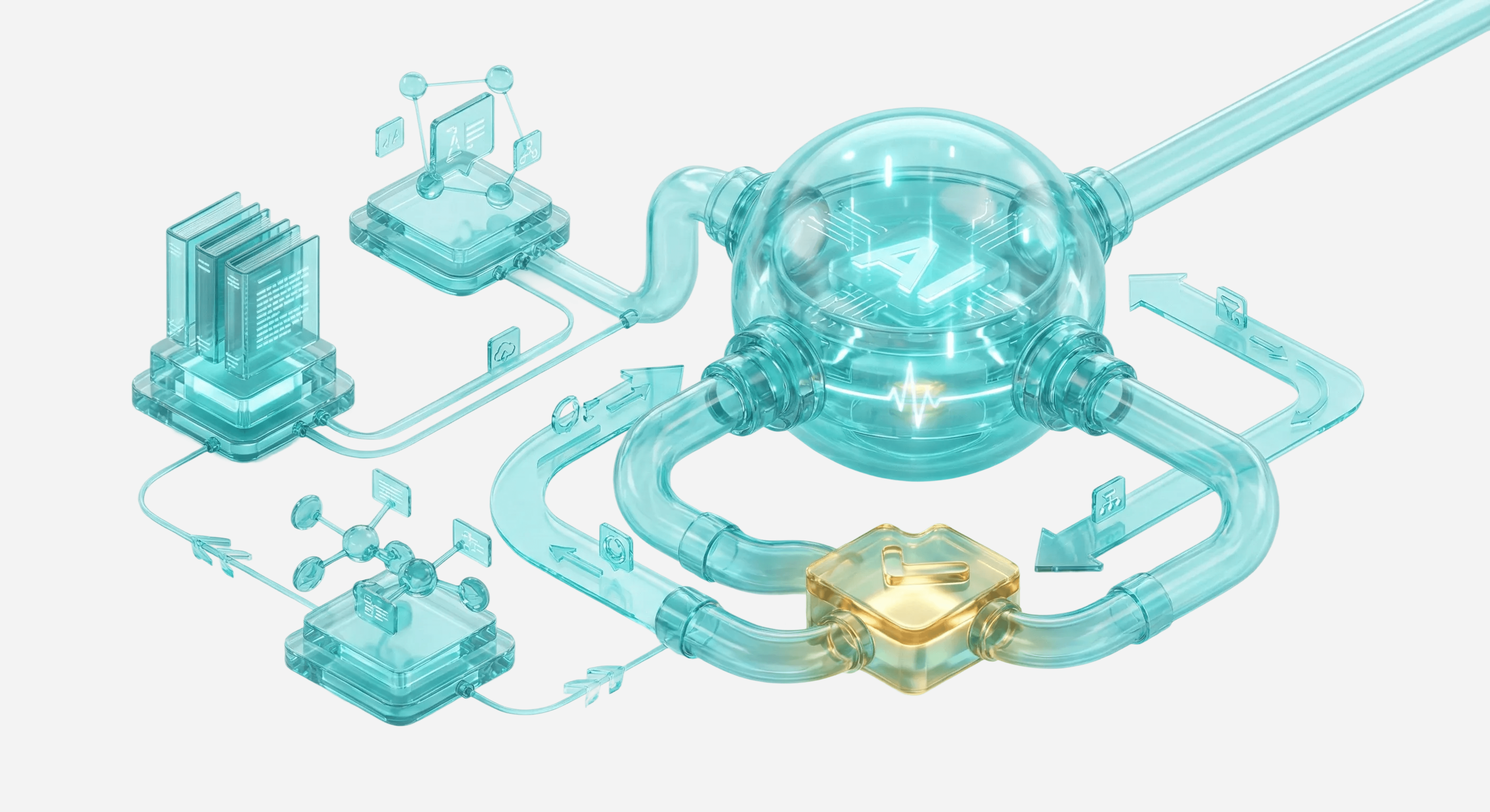 AI suggesting actions like "Optimize onboarding flow" and "Raise pricing tier" based on user data.