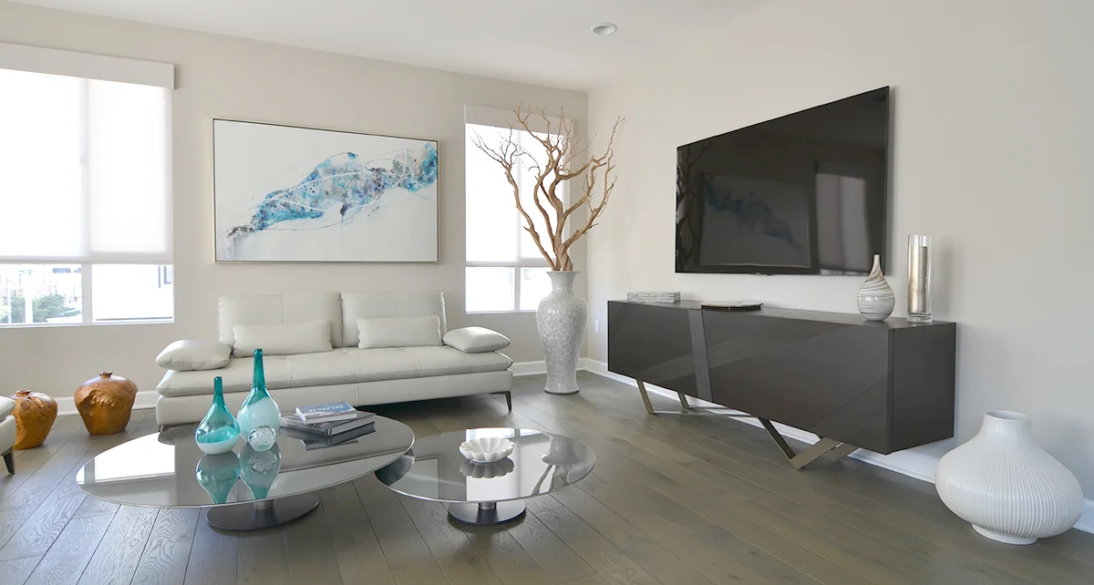 Temporary project interior