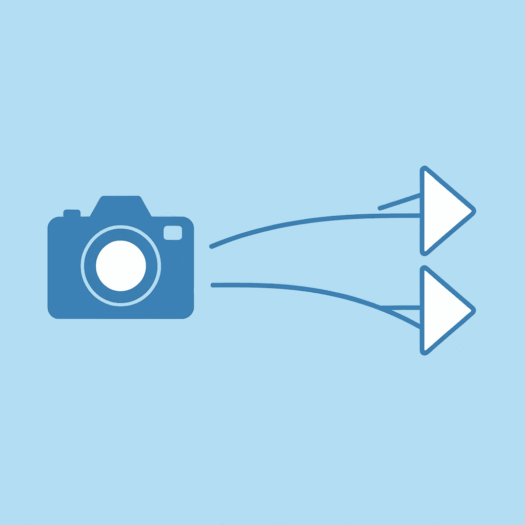 Two paths diverging: one showing a separate screen and audio recording, the other showing synchronized capture