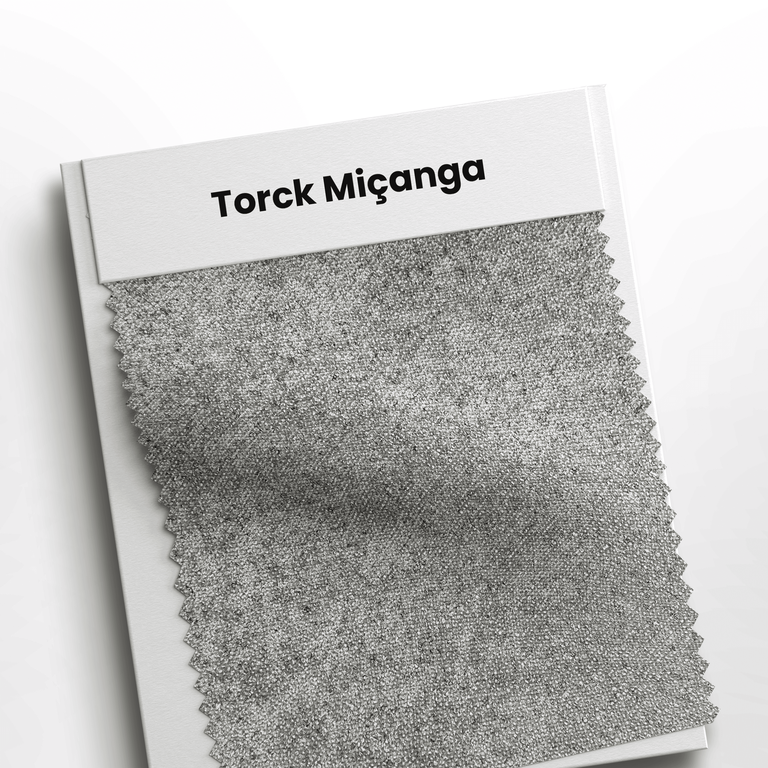 Mostruário de tecido Torck Miçanga cor 13 Grafite