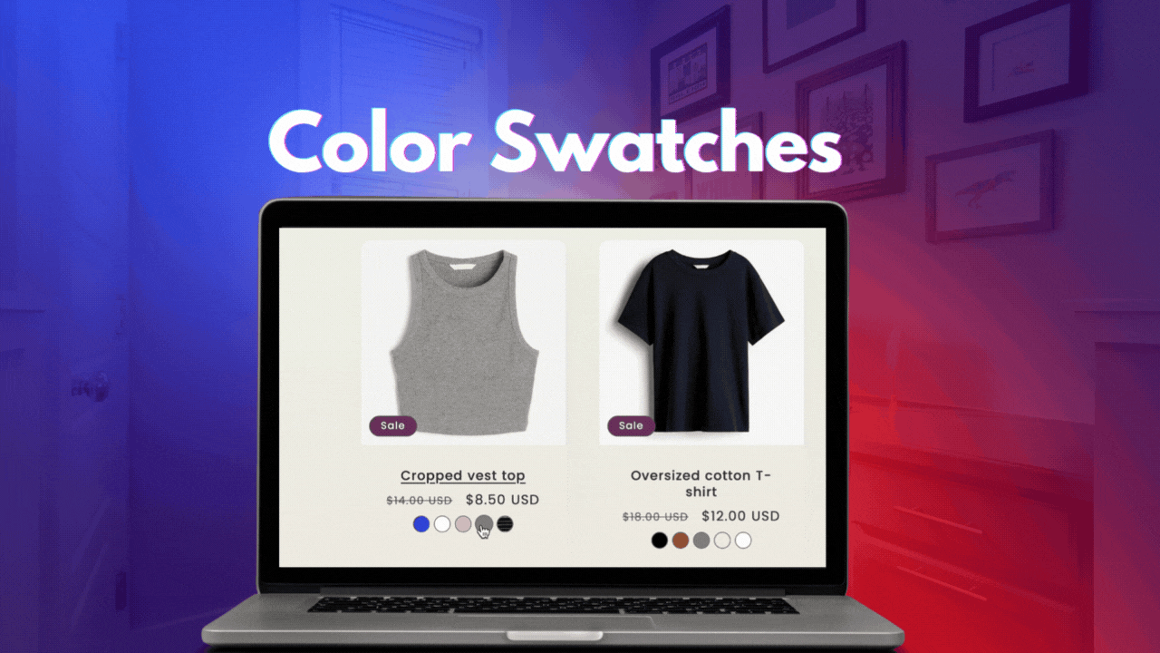 How to Add Color Swatches to Products in Shopify