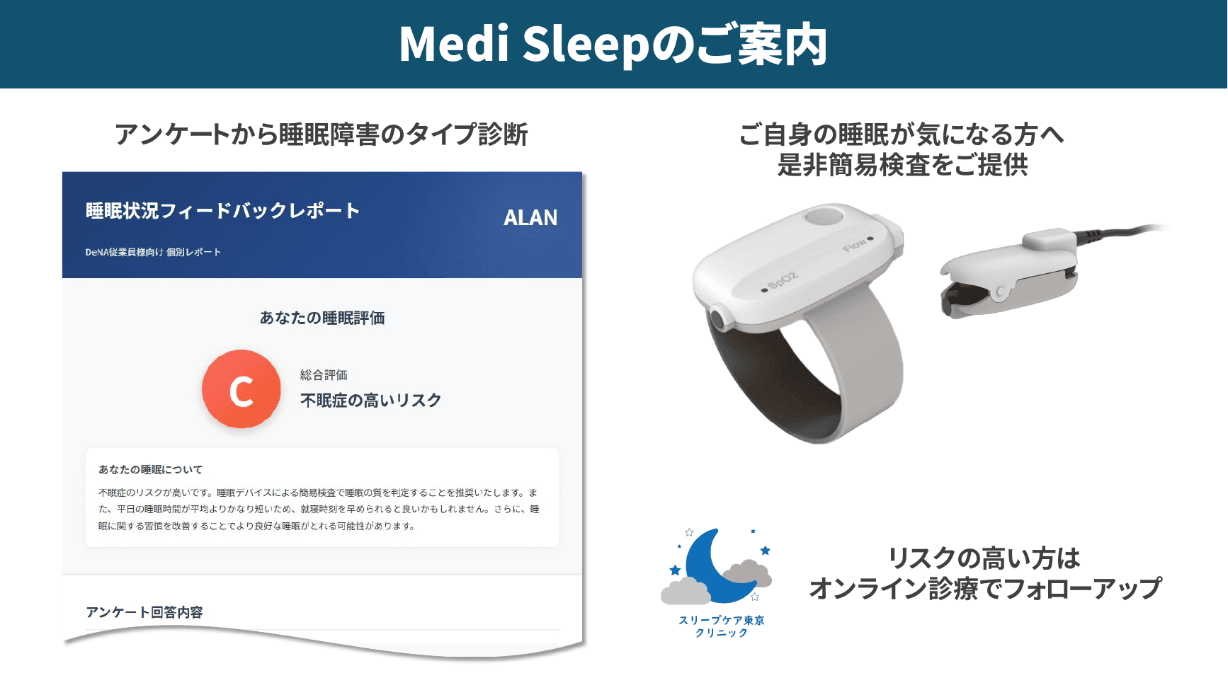 株式会社ALAN「Medi Sleep」サービスのご案内