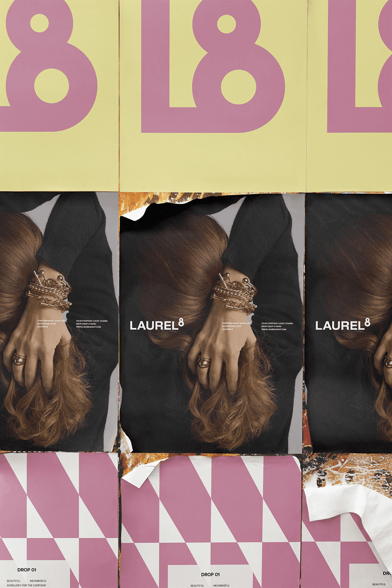 Laurel Eight poster design