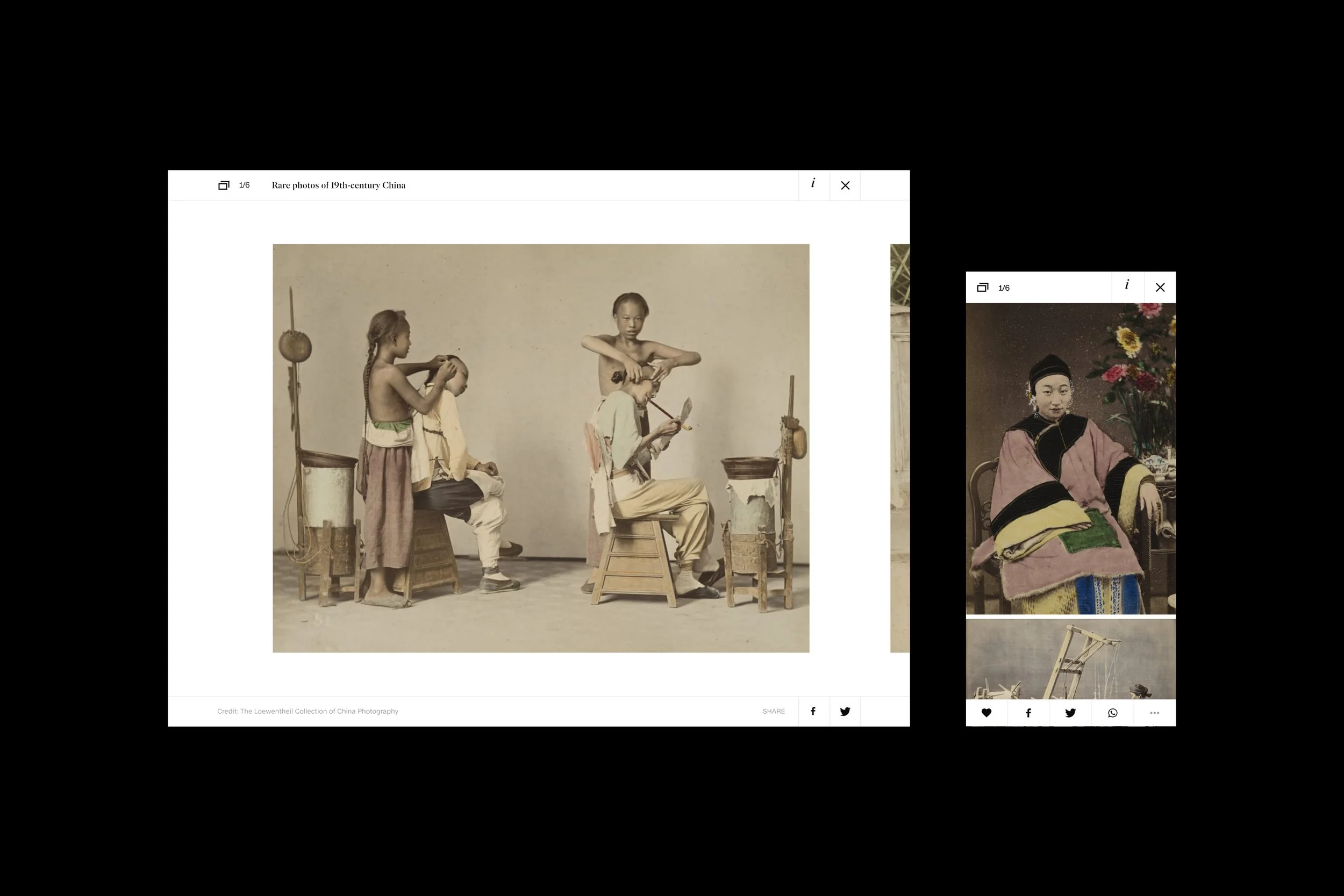 Wbsite image gallery for CNN Style, a global fashion, art and design publication.