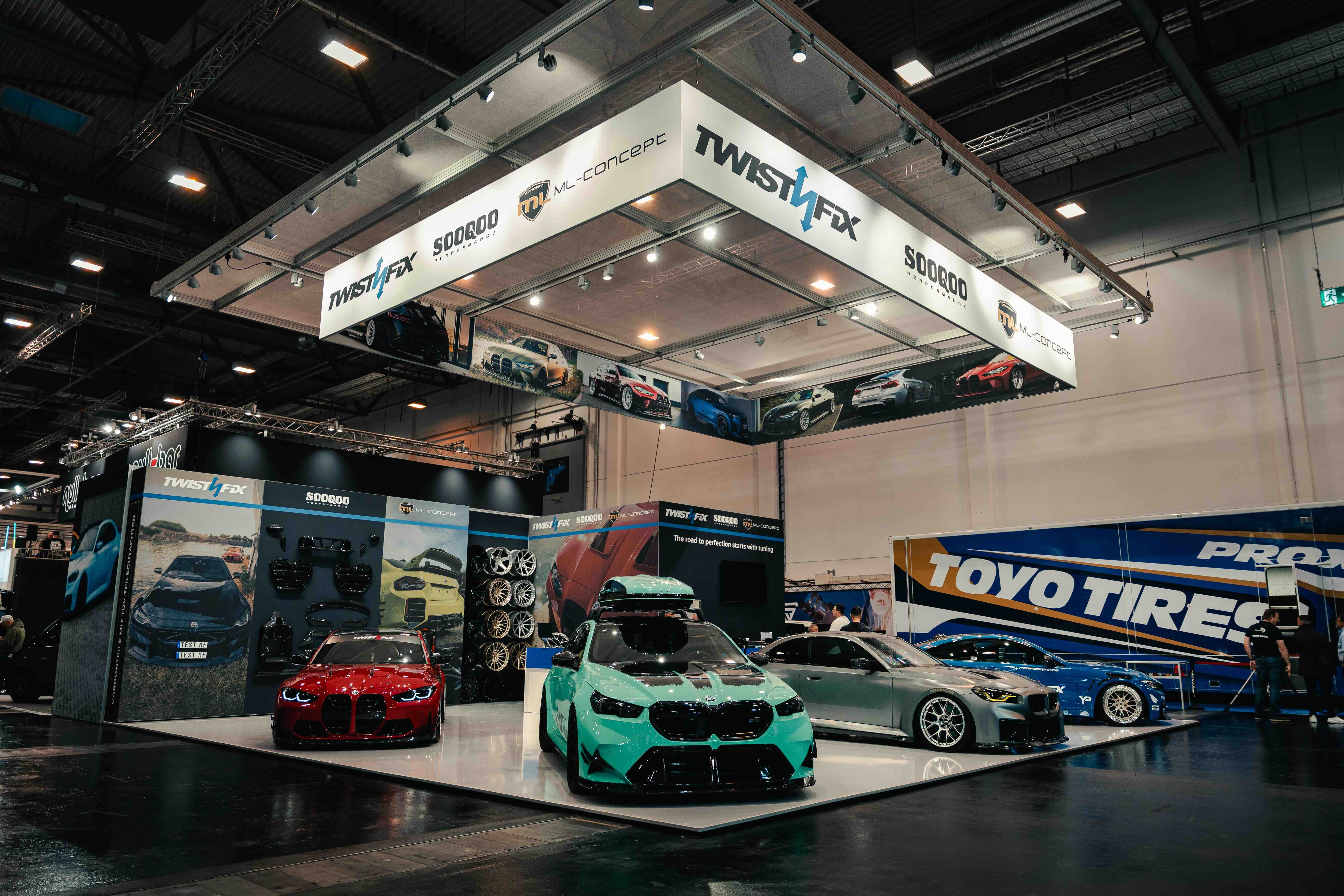 Women On Neon Background