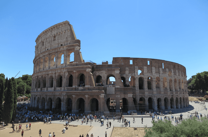 the Colosseum in Rome