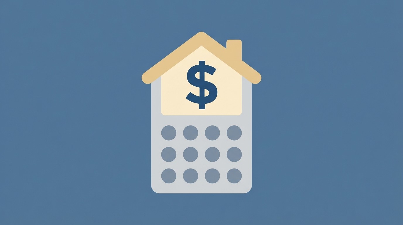 Homeowner using roofing calculator   