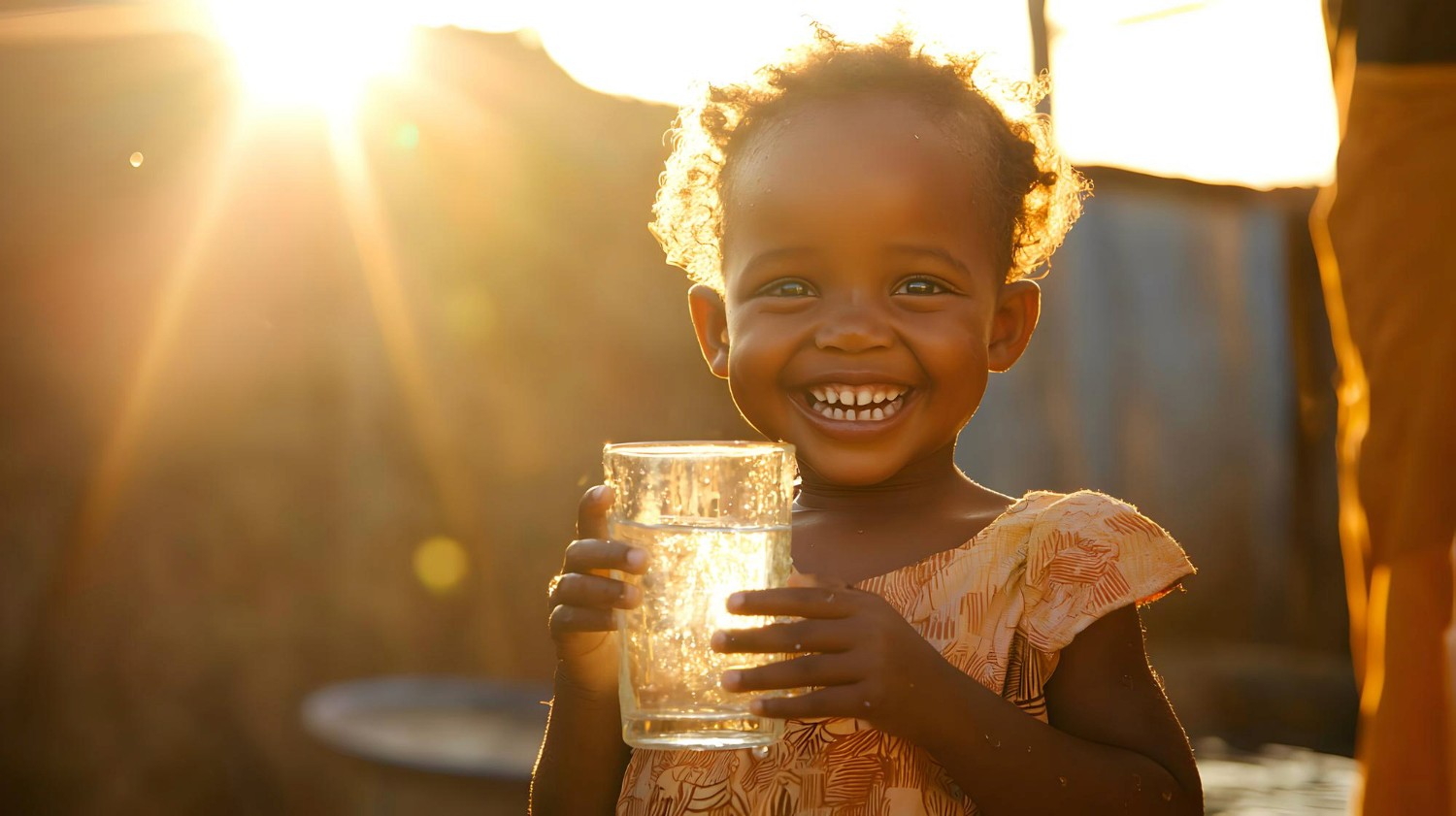 selective focus photography of girl drinking water