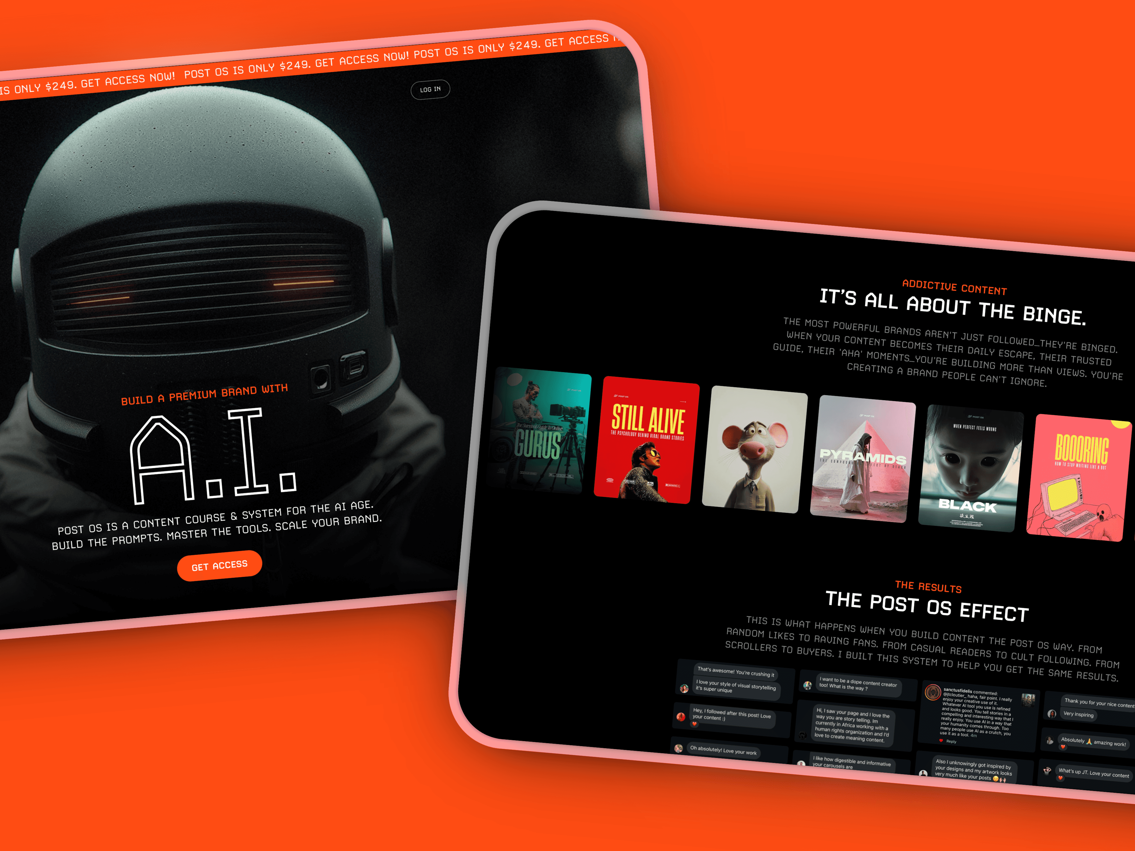 Post OS JT Cloutier Postos.io PixlForm Design and Development Framer Agency