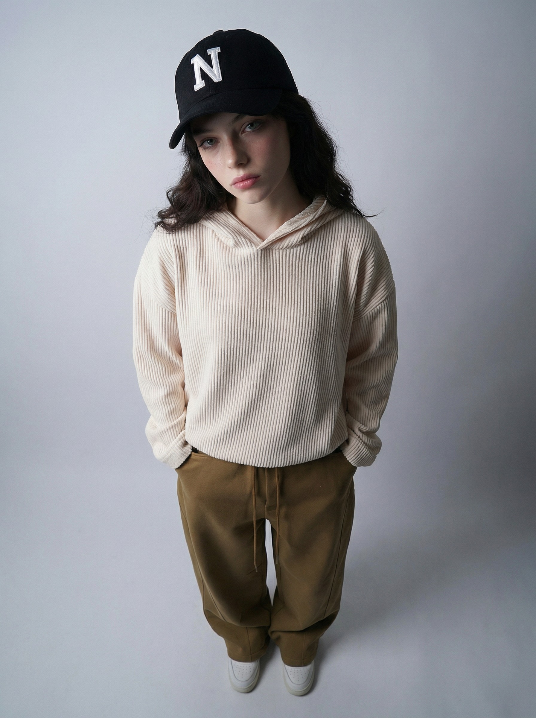 Black and white wave