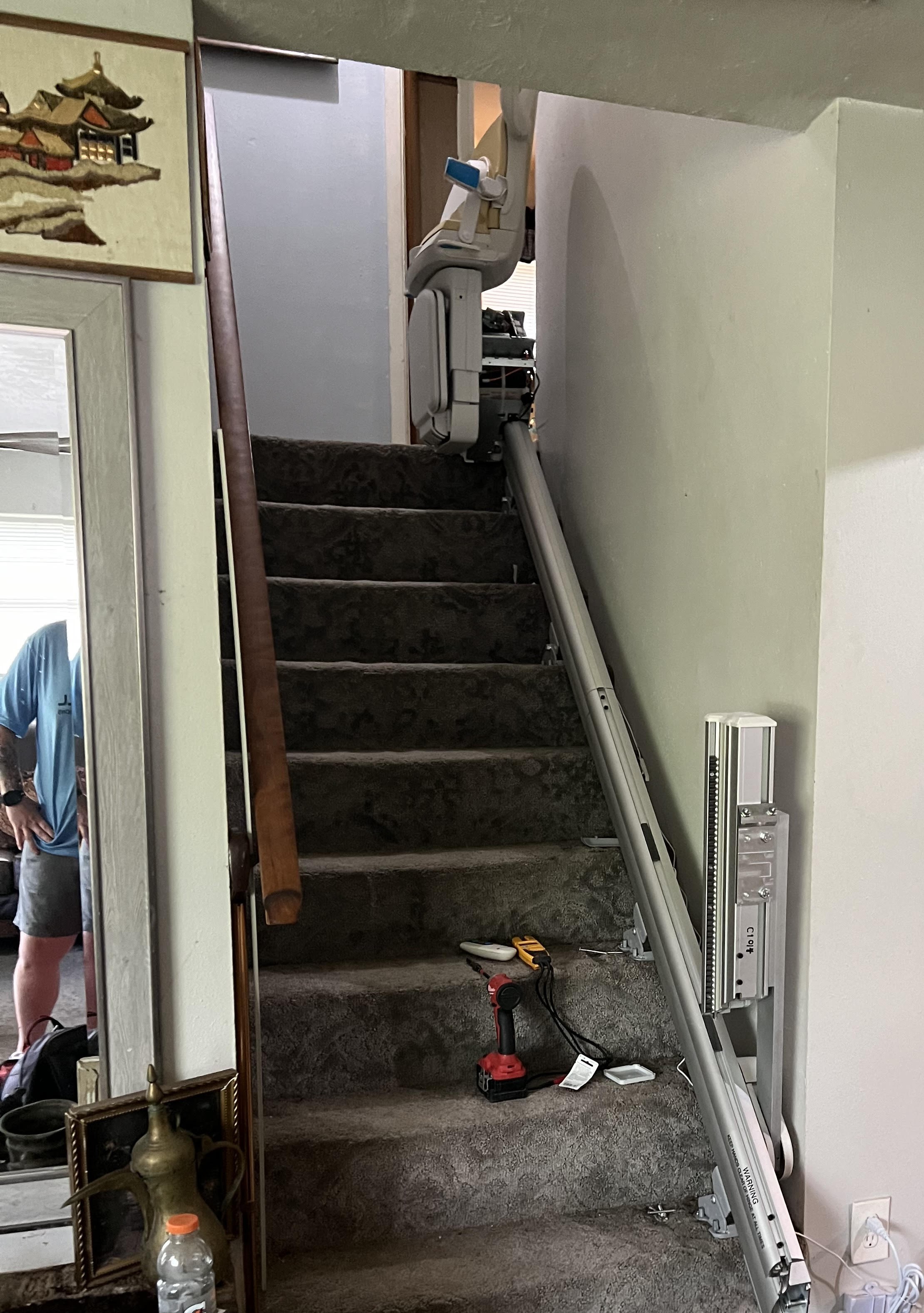 Mobility equipment installed for a Texas veteran