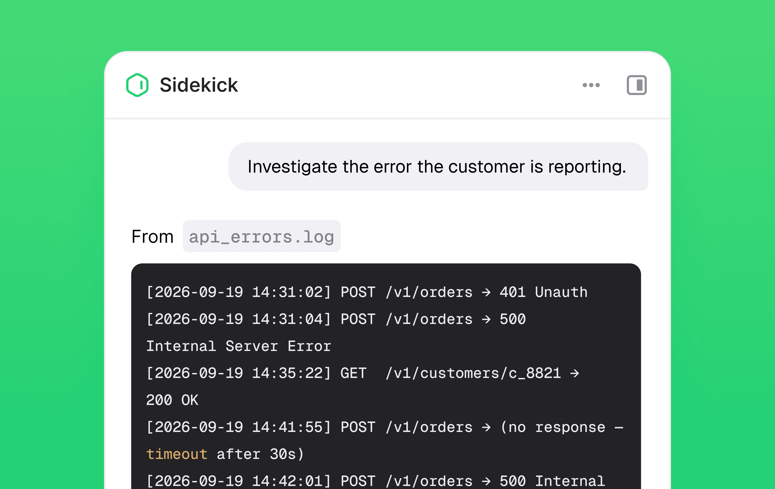 Markdown in Sidekick discussions