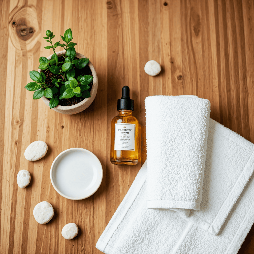 product photography of bottle of essence