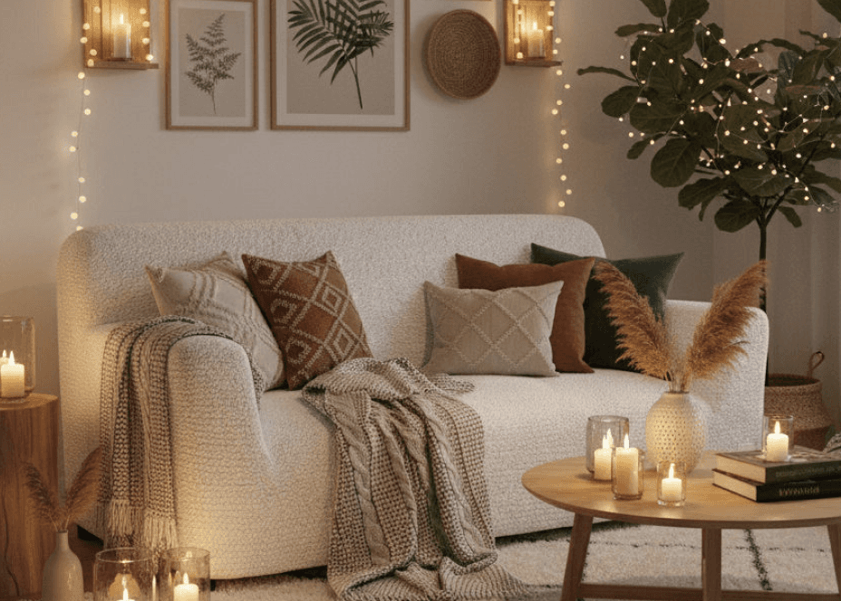 A woman in a pinstripe blazer works on a laptop while a man observes in a modern, brightly lit office setting.
