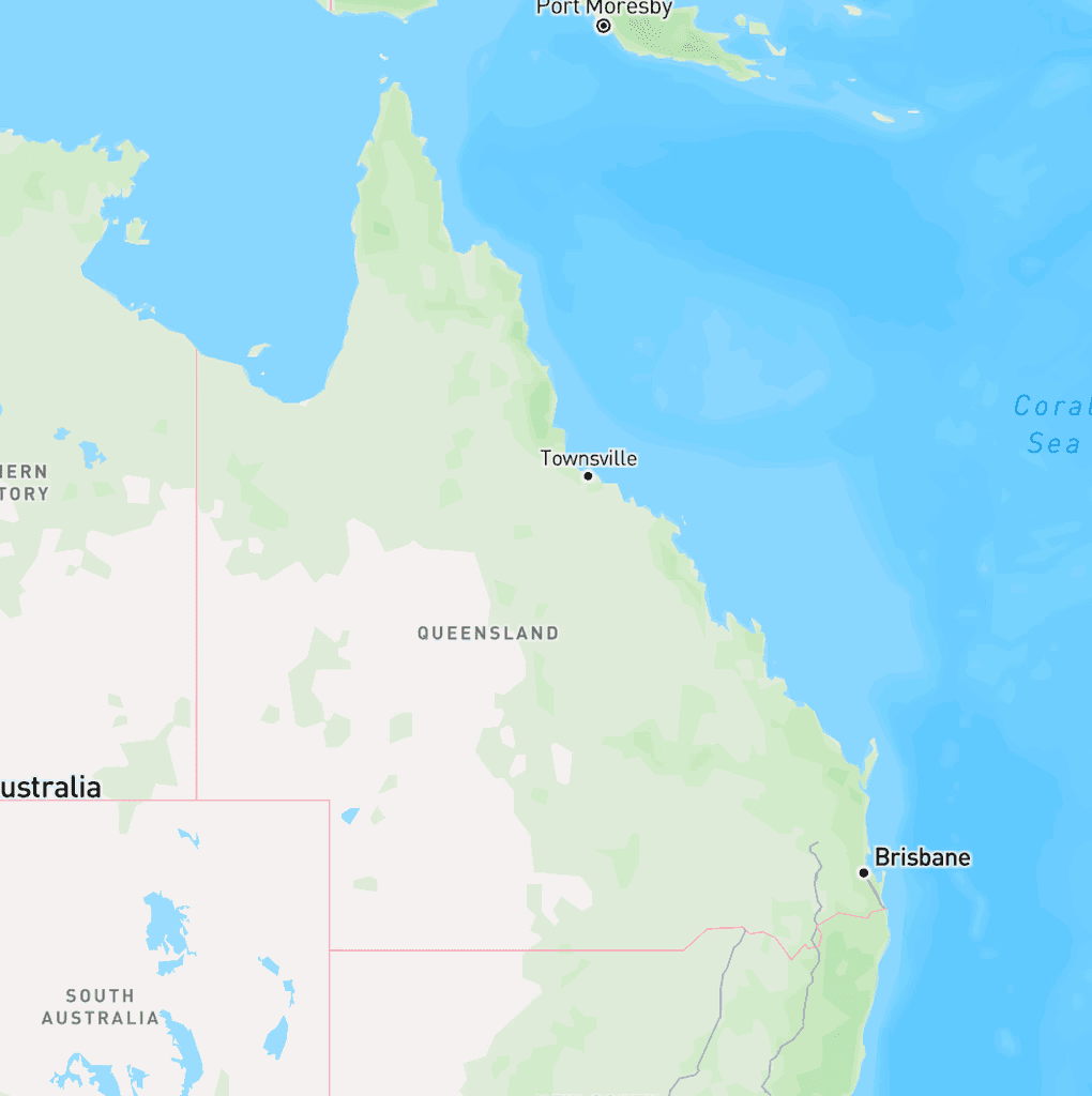 Map - Taxi EFTPOS Terminals in Queensland