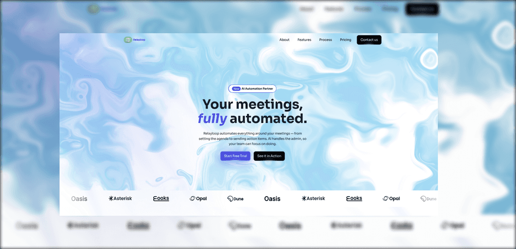 LensRef Hero section