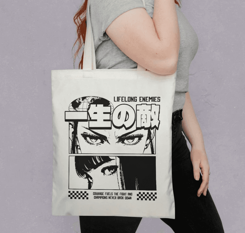 anime tote bag