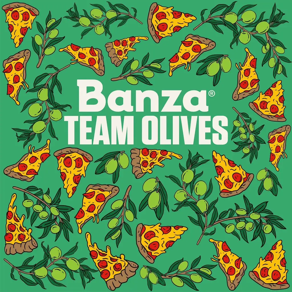 Banza Pizza Swag Design Pattern Team Olive