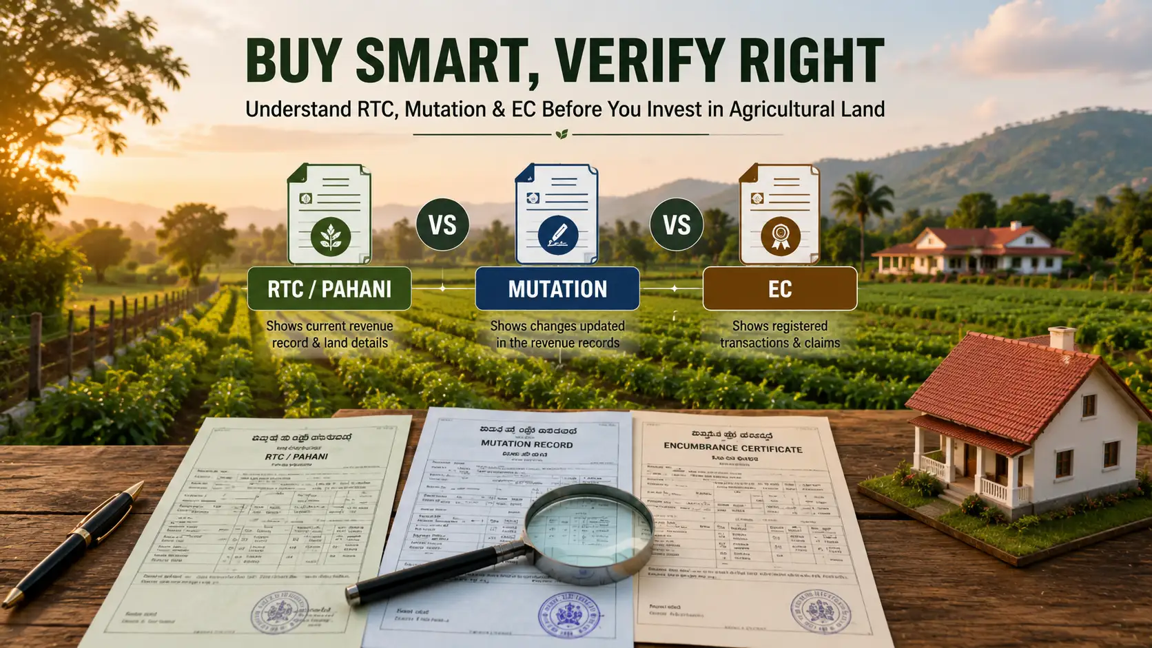 Understanding RTC, Mutation and EC Before Buying Agricultural Land