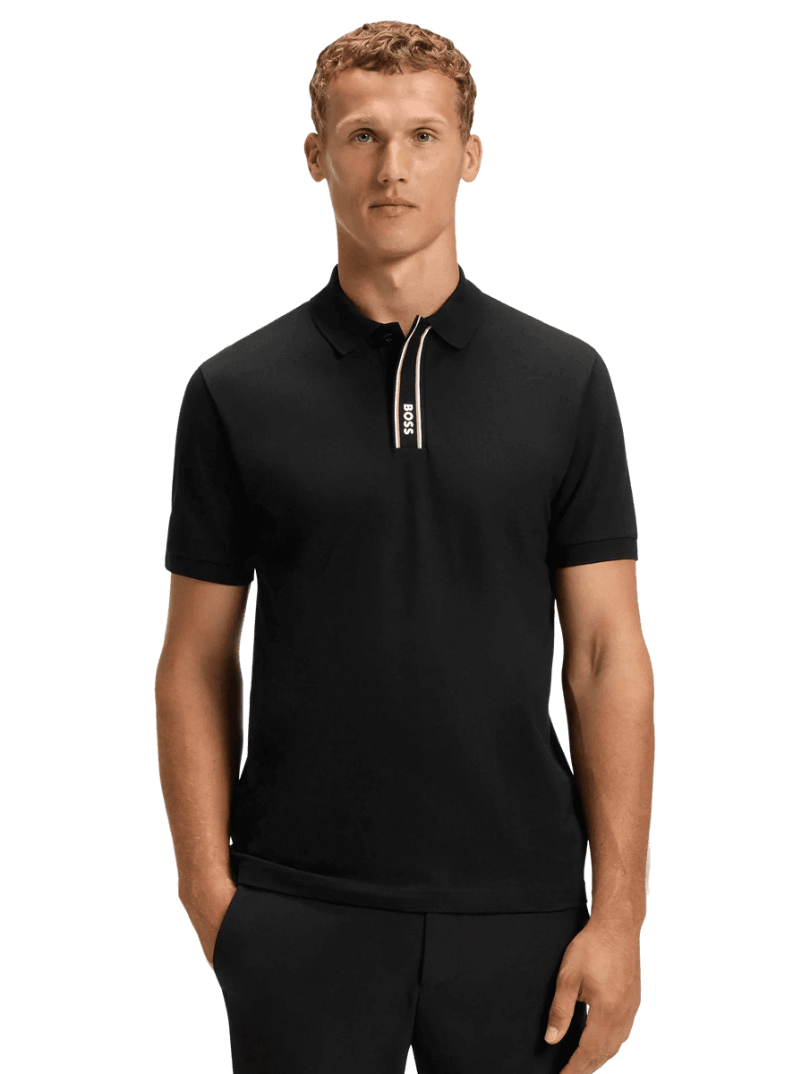 Paddy polo shirt with logo placket