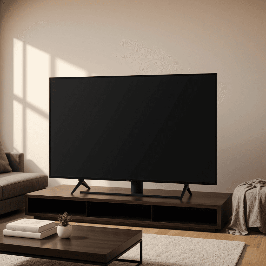 product photography of a flat-screen television