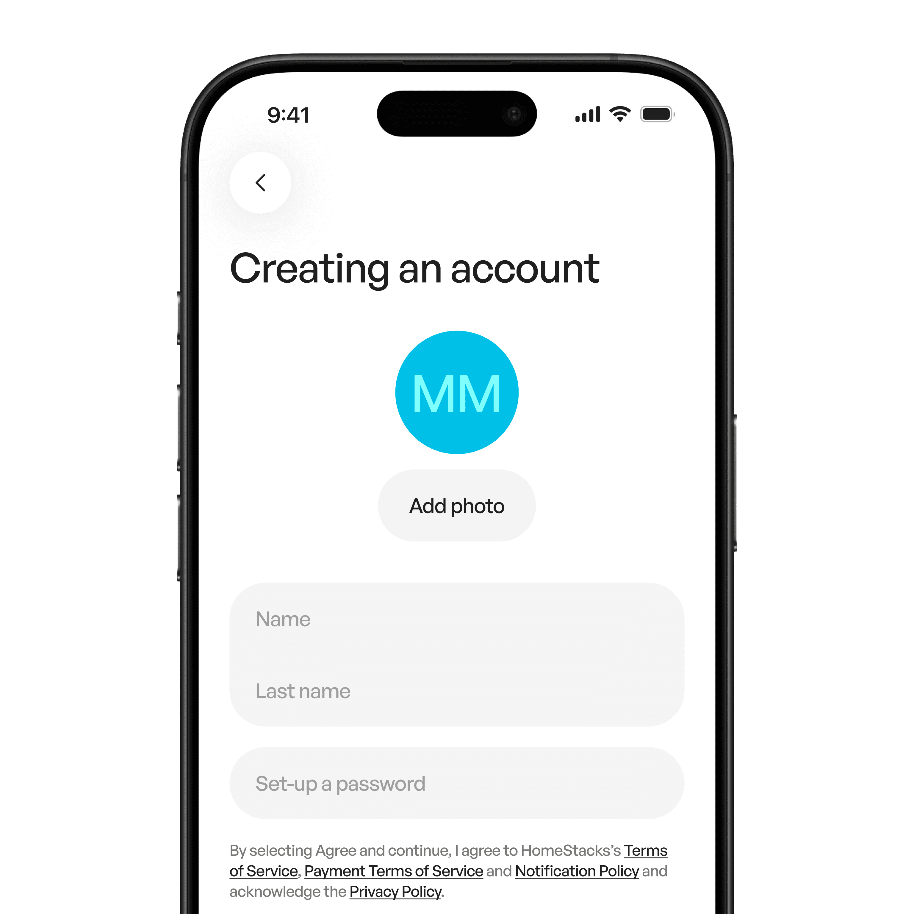 text fields example in design system 3 by Sigma