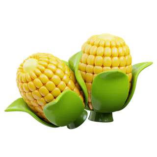 Free 3D corn icon