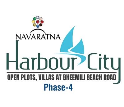 Navaratna Harbour City Open Plots at Bheemili Beach Road Logo by Charan Group