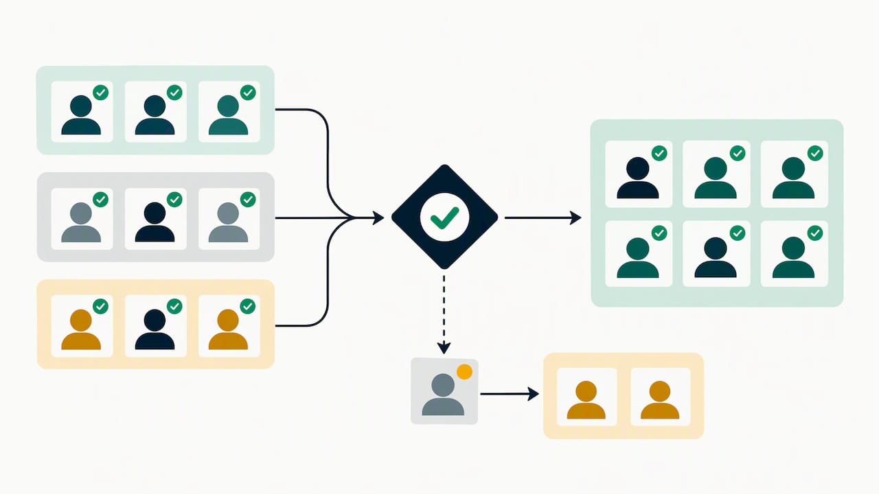 Candidate cohorts sorted through a consent check