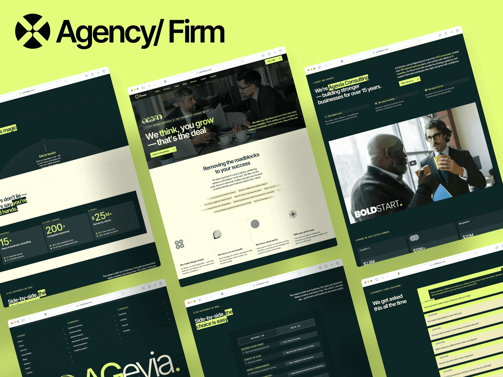 Agevia - Consulting Framer Template