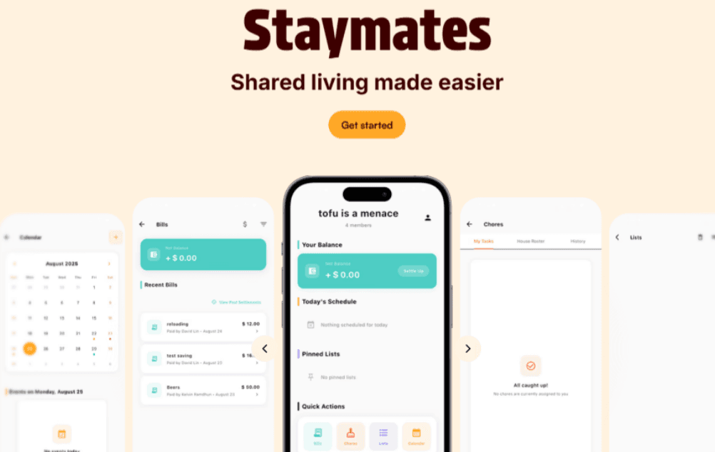 Staymates screenshot