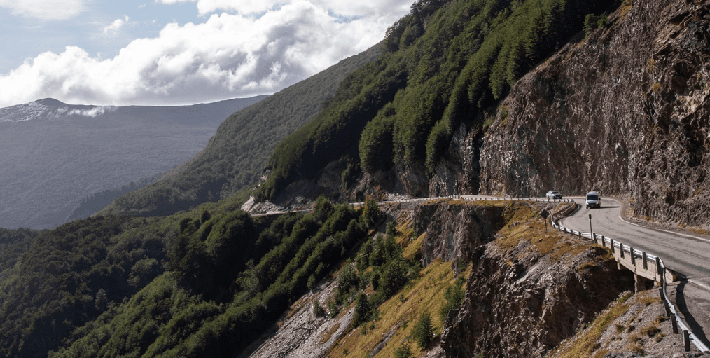 persona en tierra del fuego usuahia turista