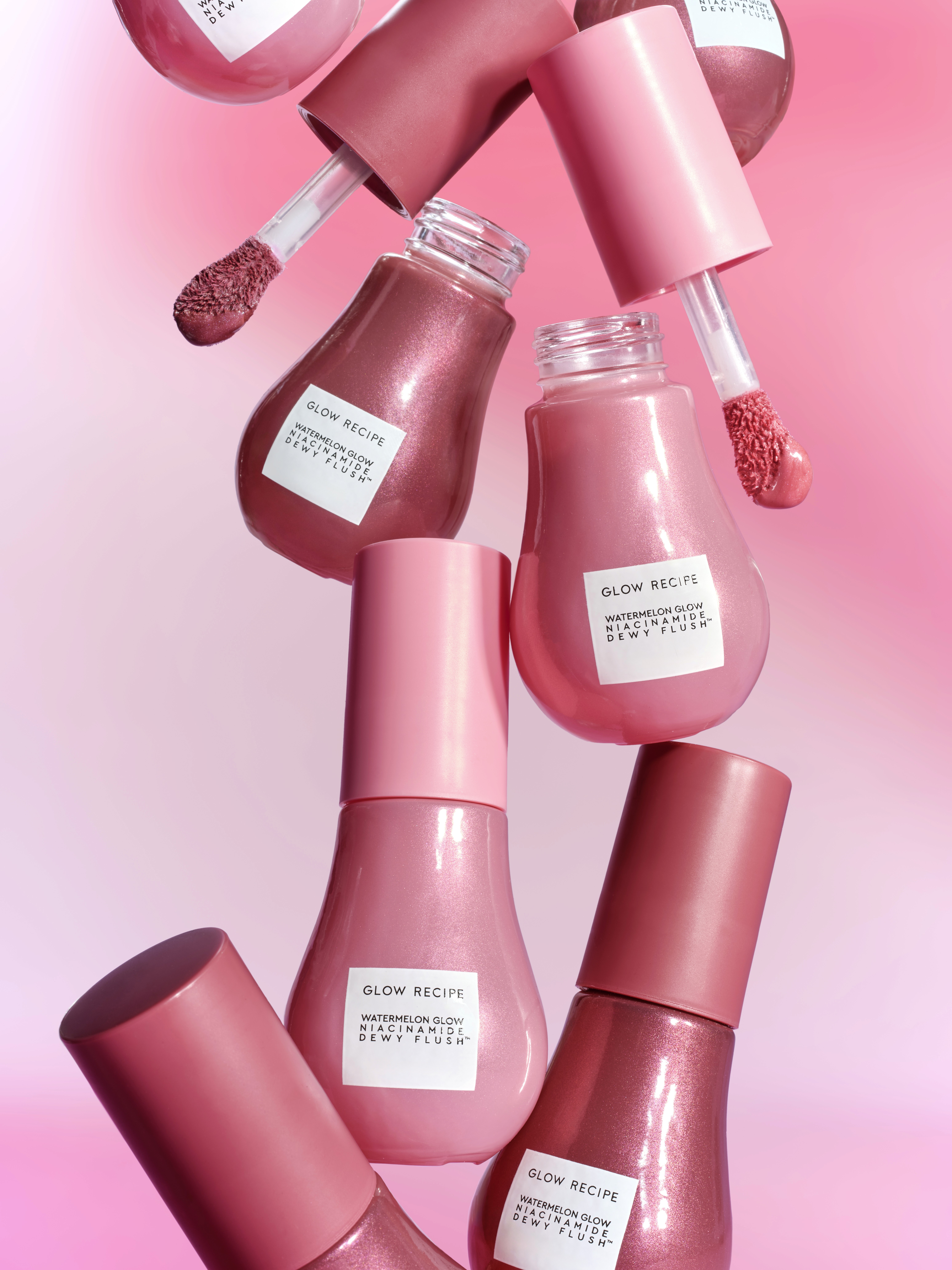 Packaging for Glow Recipe's first makeup product Watermelon Glow Niacinamide Hue Drops