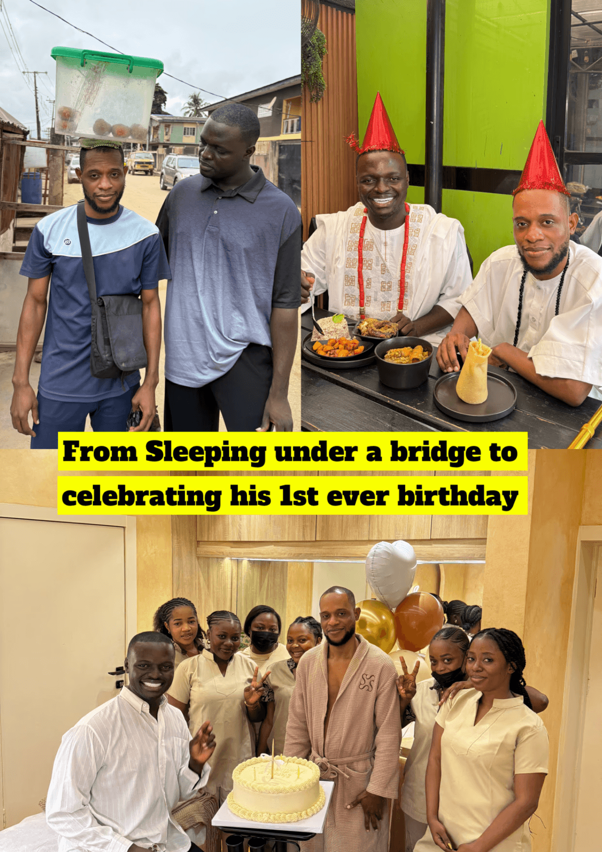 person sitting beside plastic stool