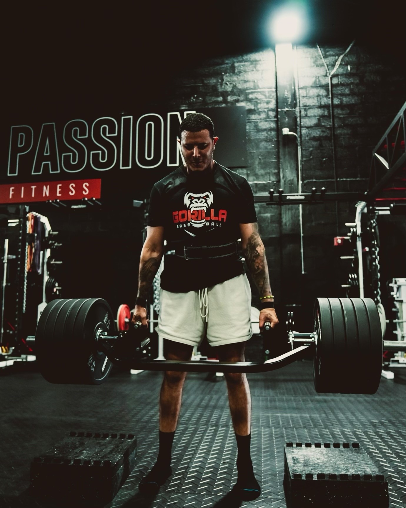 Coach explaining something to an athlete