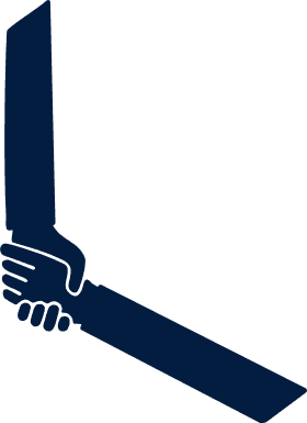 Aid Stage card with handshake icon