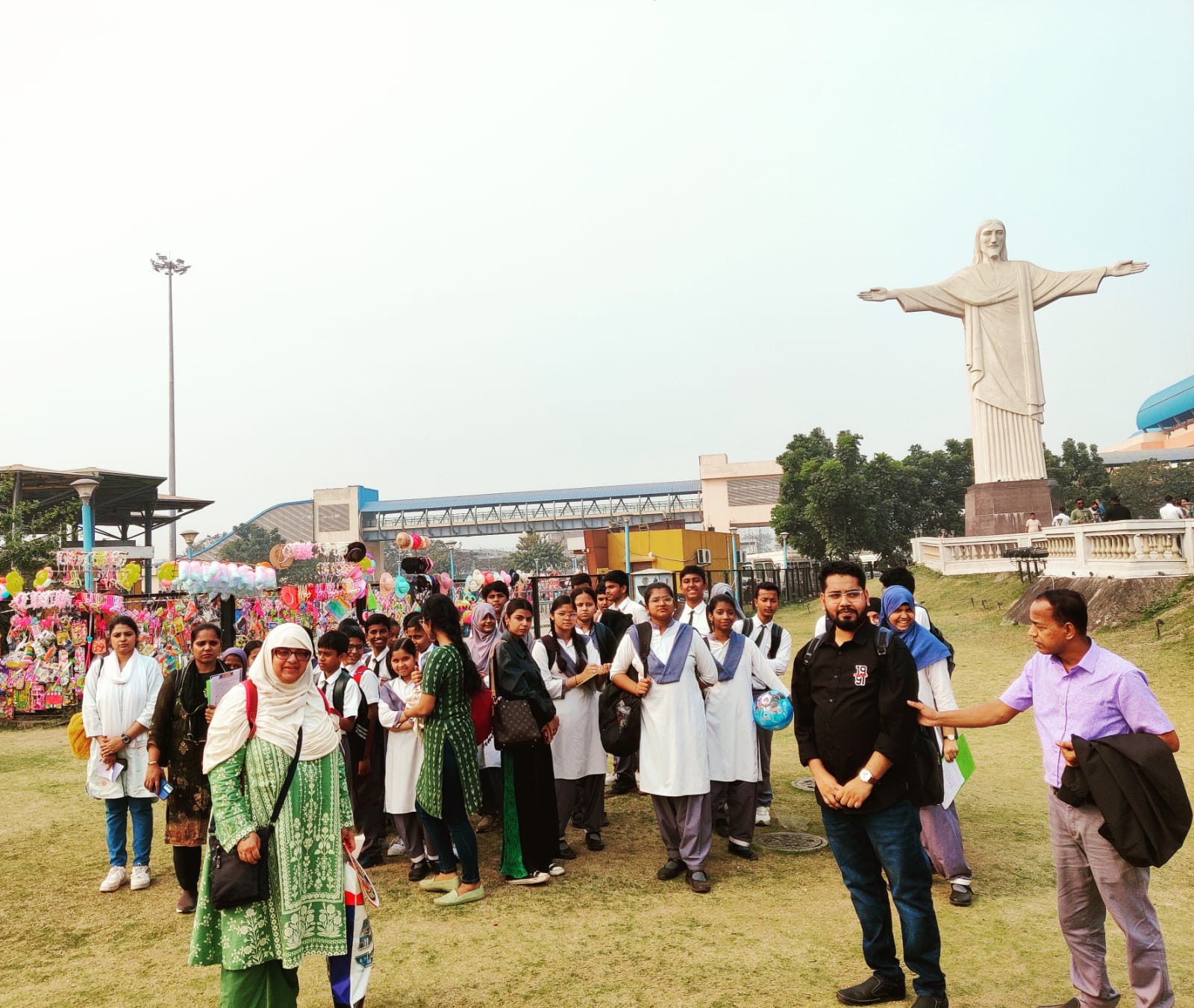 Students and school community during celebrations