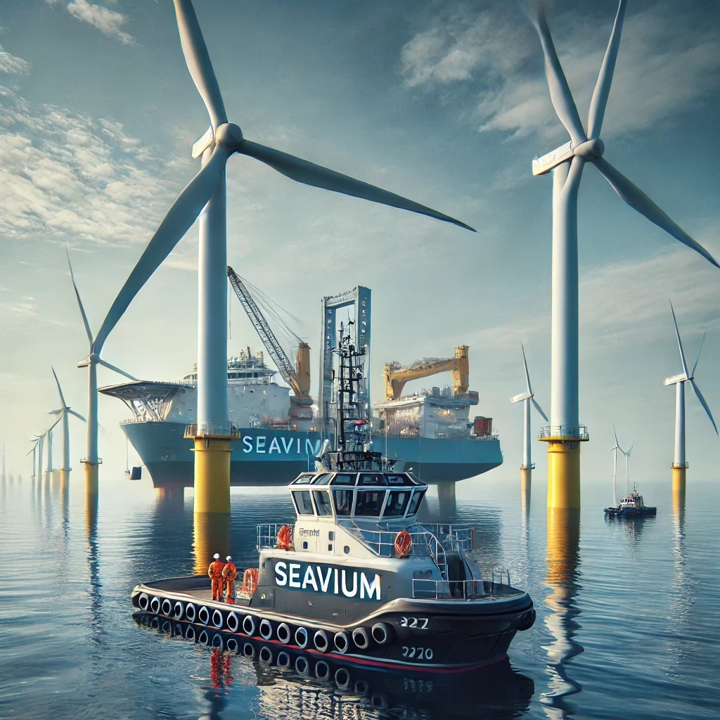 Explore the critical role of offshore wind turbine maintenance in driving the energy transition. Learn about logistical challenges, innovative solutions, and how specialized support vessels—available via Seavium—keep turbines running efficiently at sea.