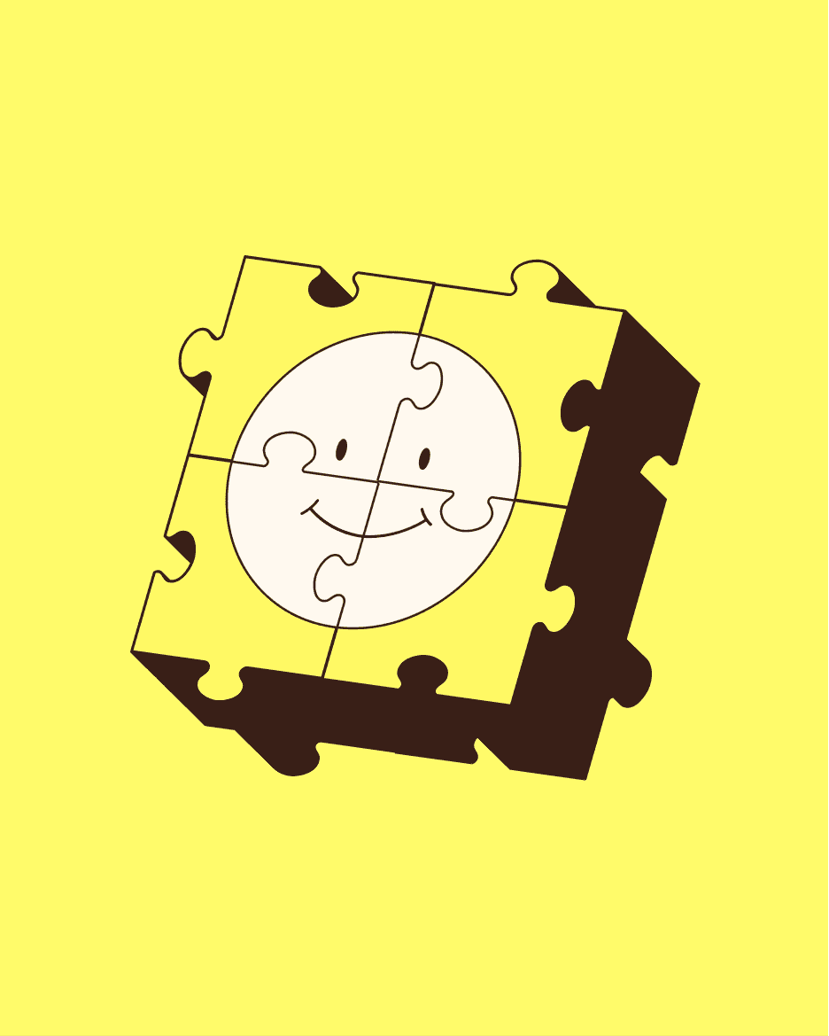 Streetside billboard with flyposters of the Batch.Works brand and illustrations