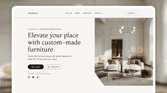 Verdance Website Template Thumbnail