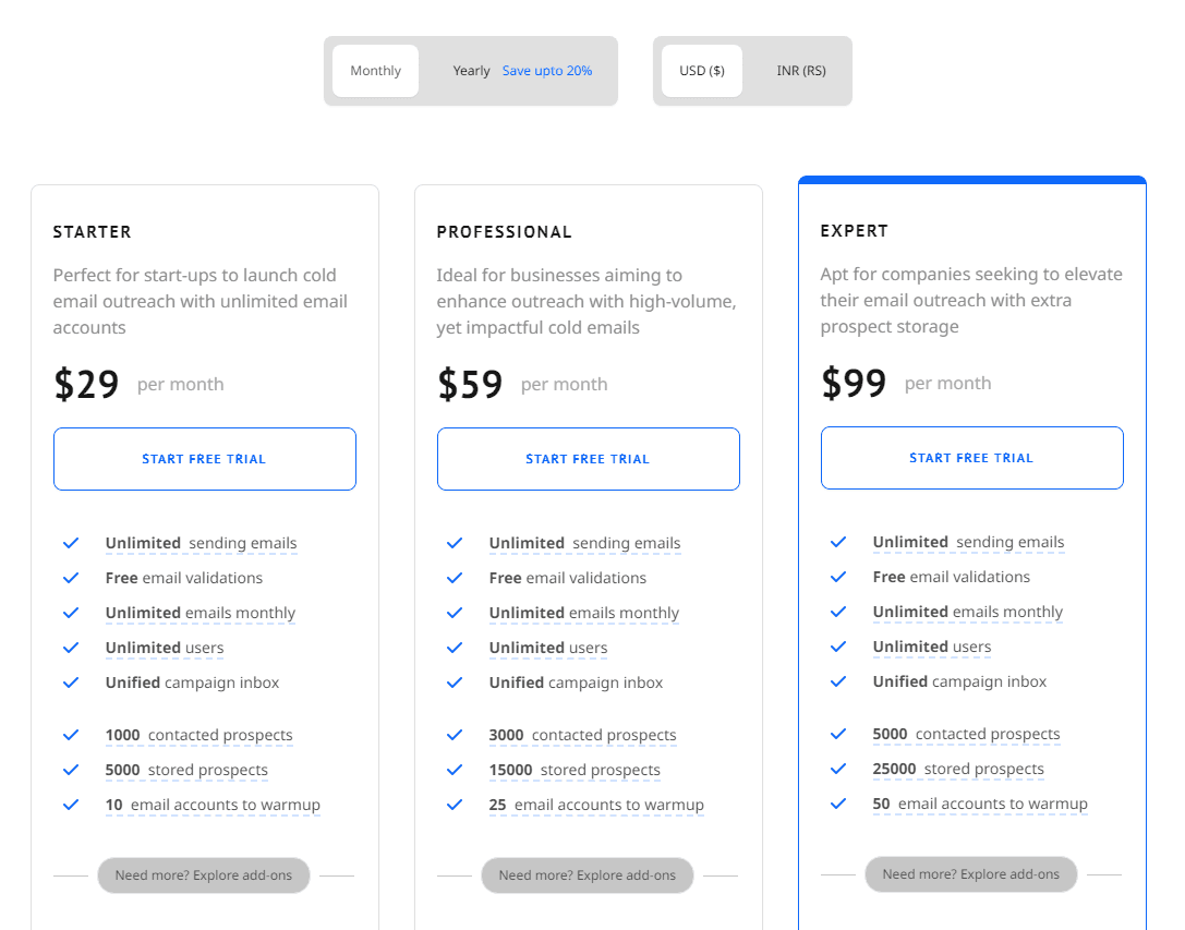 SmartReach Pricing