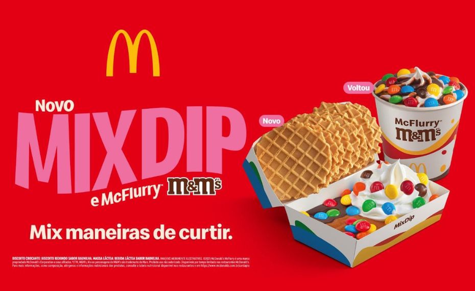 McDonald’s cria sobremesa inspirada na tendência dos nachos de sorvete