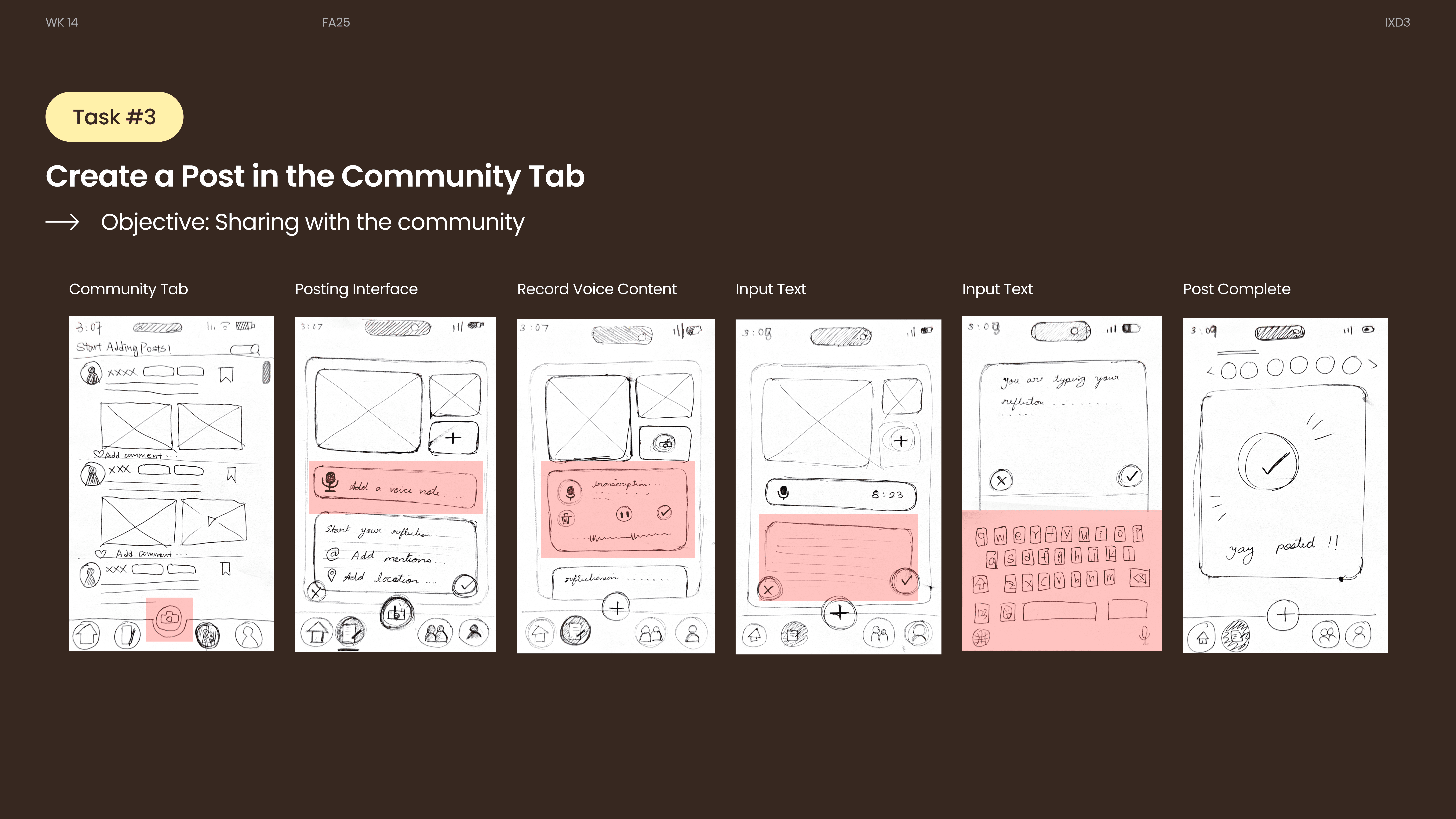 Task 03 · Create a public community post